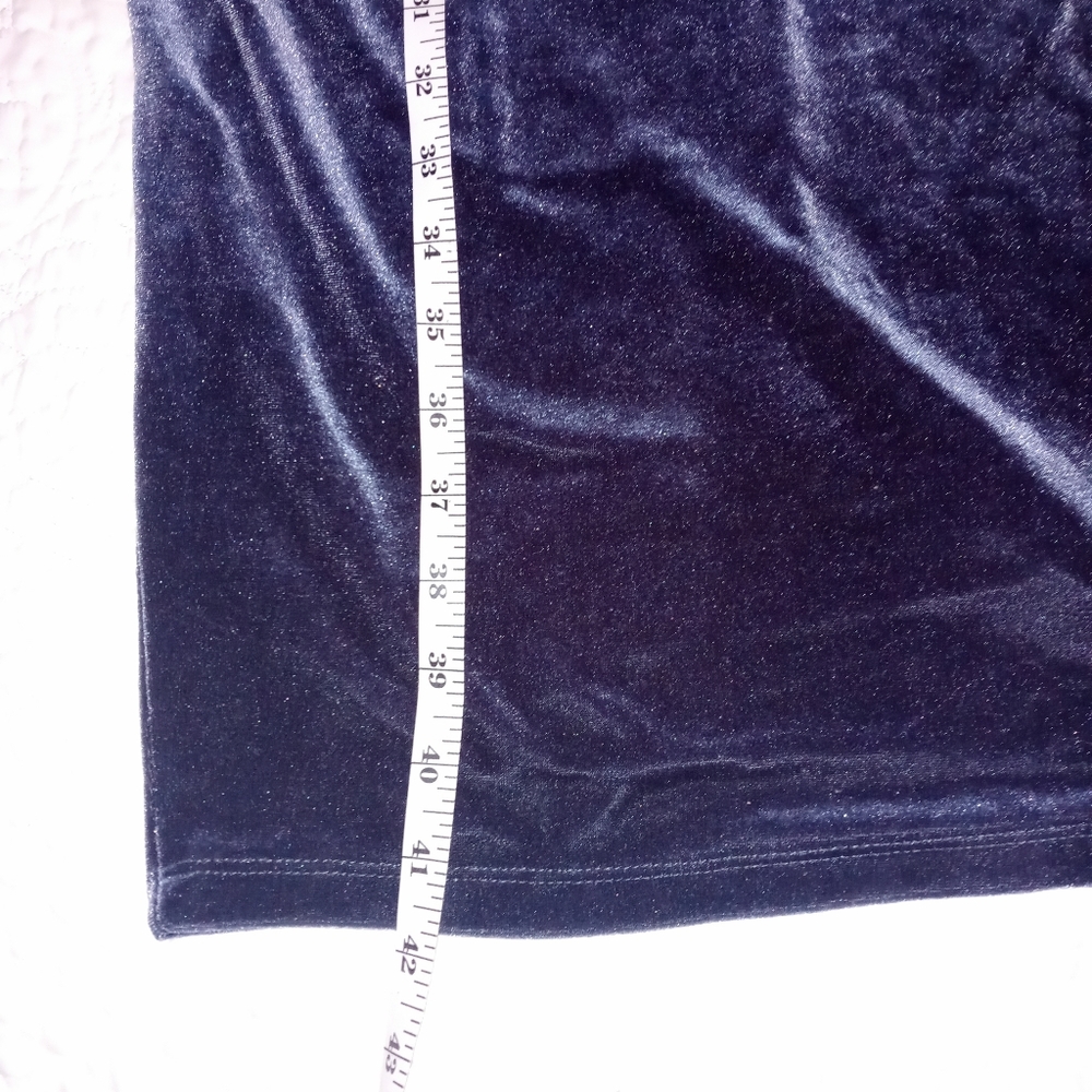 WINDSOR WOMEN'S SLEEVELESS VELVET DRESS SIZE LARGE - Picture 11 of 15